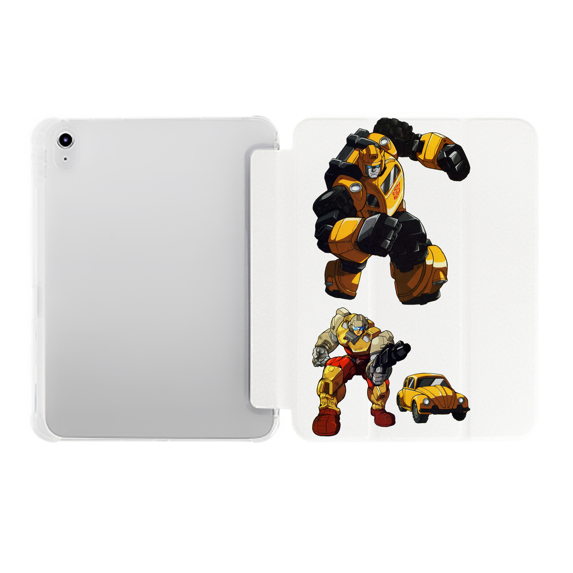 （画像用）  IPad ケース ペン収納付き 三つ折りスタンド PUレザー×シリコン 対応機種9.5/10.5/10.9インチ